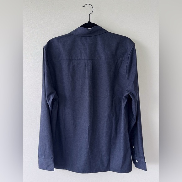 Madewell "Twill Easy Fit Long Sleeve Shirt" - Picture 5 of 6